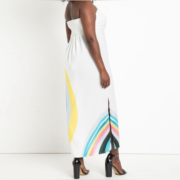 ELOQUII Tube Dress with colorful detail NWT - Picture 6 of 6